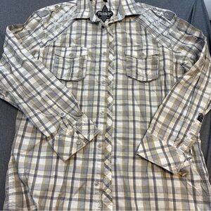 Roar Men's plaid Shirt - XL embroidered